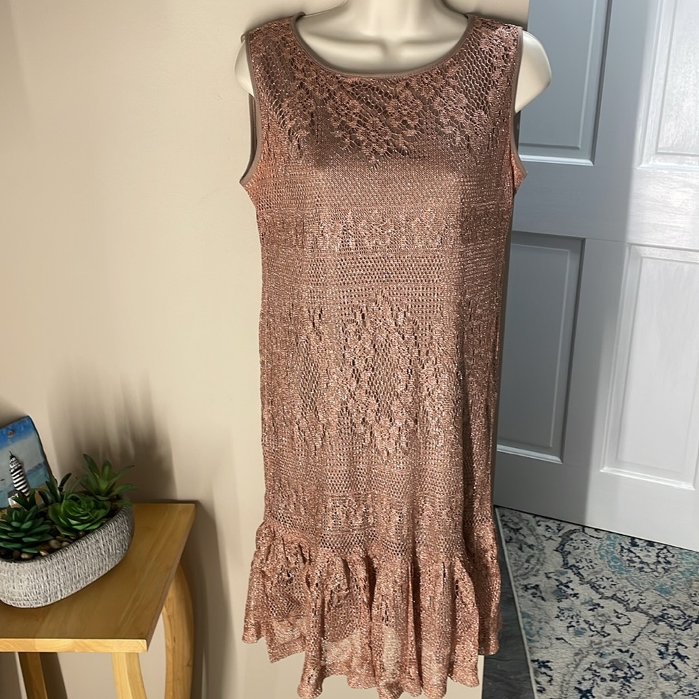 Dressbarn lace overlay dress - Picture 1 of 13